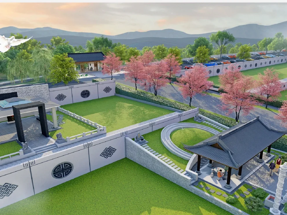 Official visual of the Royal Family Burial Plot at Nirvana Ijok