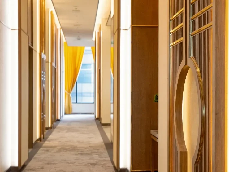 Official e-book visual of the bright corridor leading through The Sky
